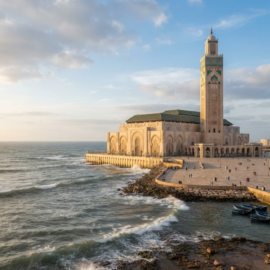 Hassan II Mosque in Casablanca