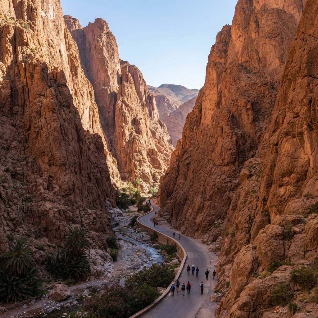 Todra Gorge canyon